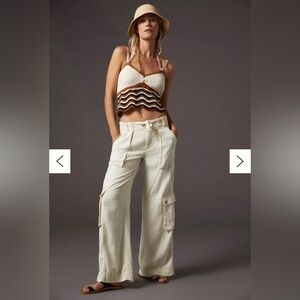 By Anthropologie Beach Cargo Pants Size 0